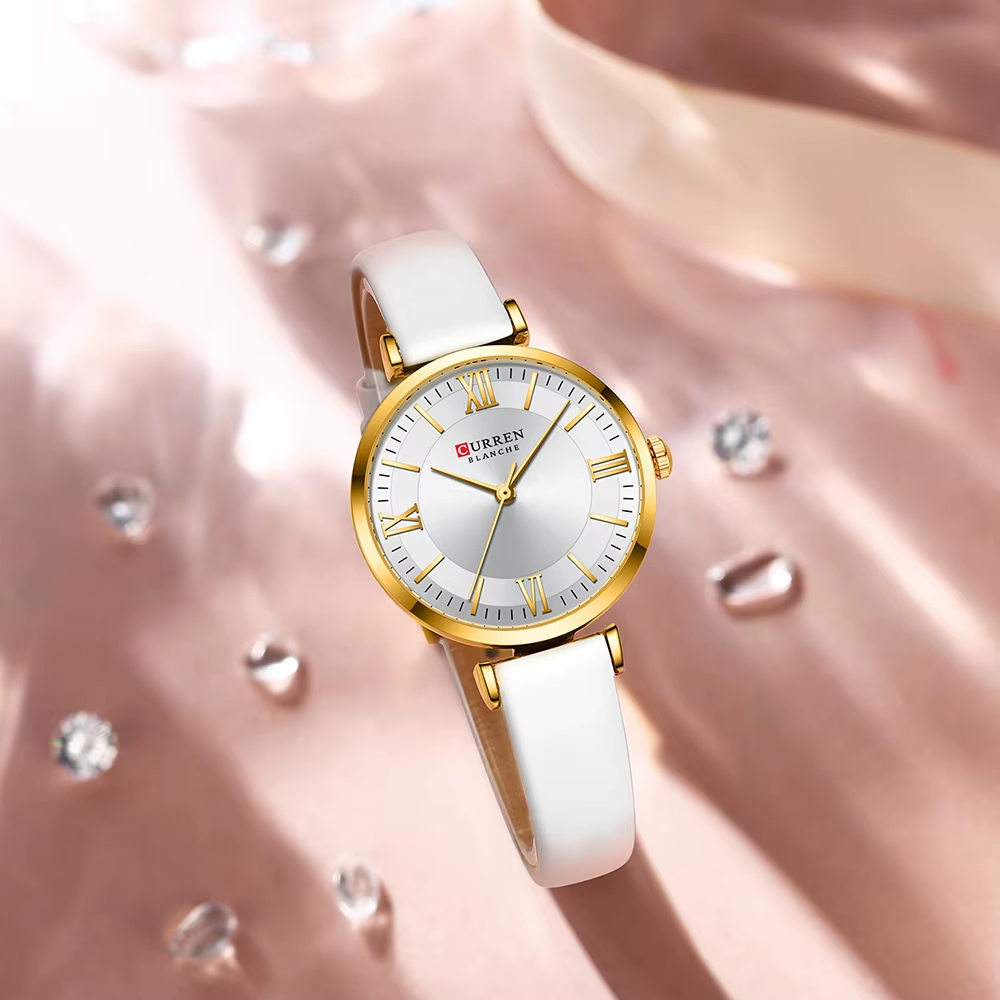 NEW  Watches Women'S Quartz Leather Wrsitwatches Fashionable Classic Clock Montre Femme