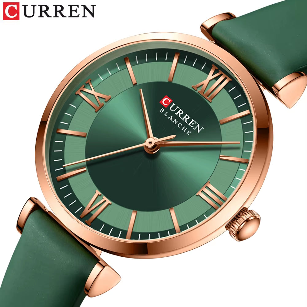 NEW  Watches Women'S Quartz Leather Wrsitwatches Fashionable Classic Clock Montre Femme