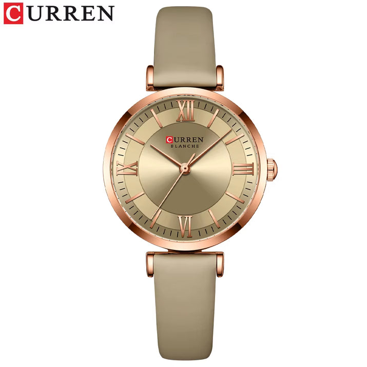 NEW  Watches Women'S Quartz Leather Wrsitwatches Fashionable Classic Clock Montre Femme
