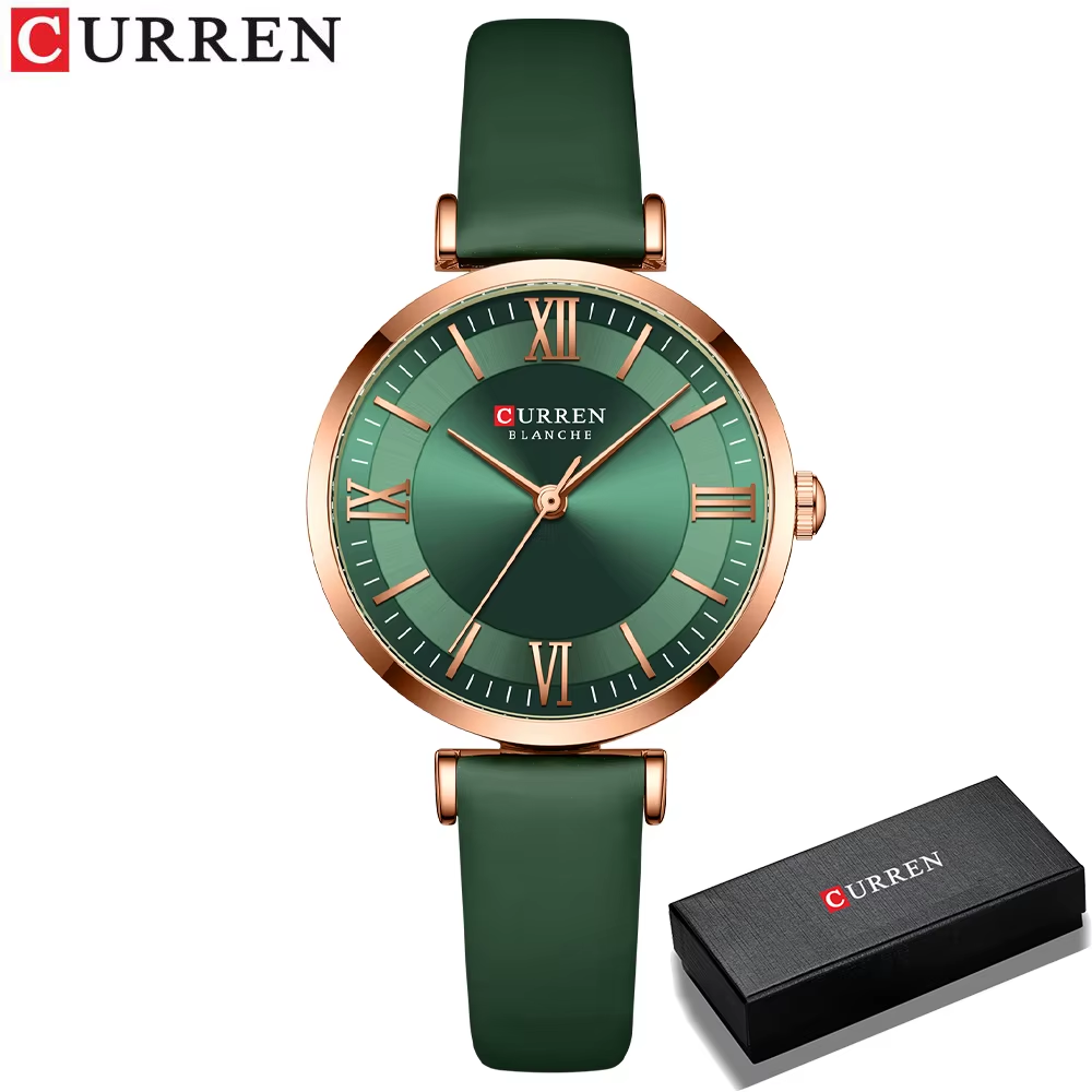 NEW  Watches Women'S Quartz Leather Wrsitwatches Fashionable Classic Clock Montre Femme