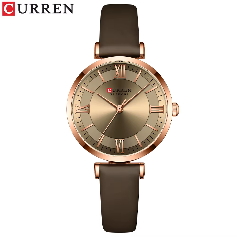 NEW  Watches Women'S Quartz Leather Wrsitwatches Fashionable Classic Clock Montre Femme