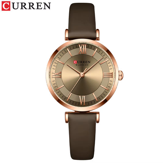 NEW  Watches Women'S Quartz Leather Wrsitwatches Fashionable Classic Clock Montre Femme